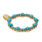 Pendentif Pendentif en or jaune 18 carats à turquoises et diamants 58 Facettes 2647007CN