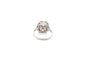 Bague 54 Bague vintage en platine et or 18k avec diamants 58 Facettes 26483-26556
