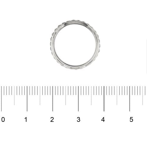 Bague 53 Donna Oro Infinity - Bague Eternelle tournante en or blanc 18 ct diamants 0,60 ct 58 Facettes 26509