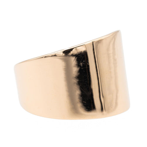Bague 55 Ginette NY Bague Bliss large open ring Or rose 58 Facettes 2656020CN