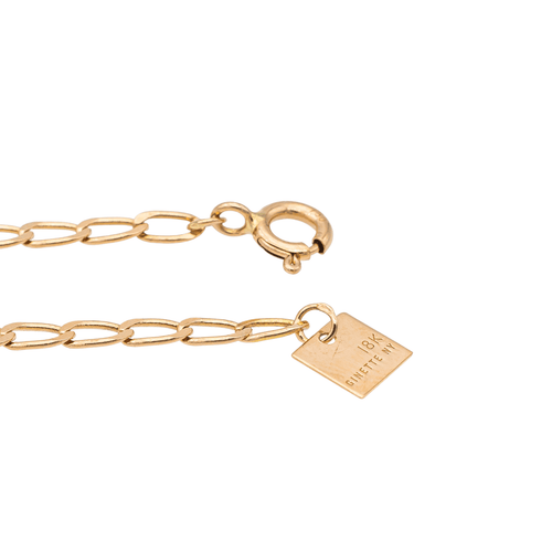 Bracelet Ginette NY - Bracelet Sequin en or rose 18 carats 58 Facettes 2656021CN