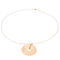 Collier Ginette NY collier Pendentif Jumbo donut on chain Or rose 58 Facettes 2656184CN