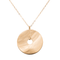 Collier Ginette NY collier Pendentif Jumbo donut on chain Or rose 58 Facettes 2656184CN