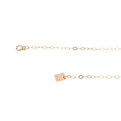 Collier Ginette NY collier Pendentif Jumbo donut on chain Or rose 58 Facettes 2656184CN