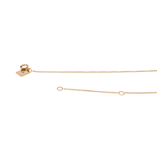 Collier Ginette NY Collier Pendentif Bliss on Chain Or rose 58 Facettes 2656234CN