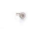 Bague 53 Bague marguerite en platine avec diamants 1 ct G/SI1 58 Facettes 26583-26658