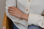 Bracelet Bracelet Art déco en or blanc 18k et diamants 58 Facettes 26595