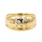 Bague 55 Bague en or jaune 18 carats sertie de diamants 58 Facettes 2663184CN