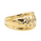 Bague 55 Bague en or jaune 18 carats sertie de diamants 58 Facettes 2663184CN