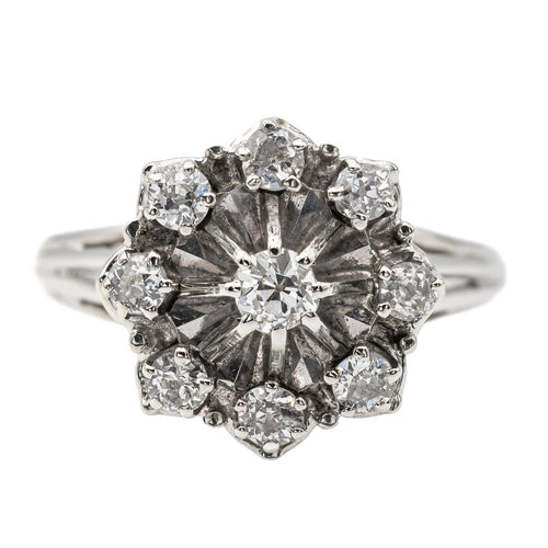 Bague 55.5 Bague Or blanc Diamant 58 Facettes 2663489CN