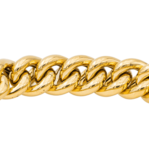 Bracelet Bracelet en or jaune et blanc 18 carats serti de diamants 58 Facettes 2666010CN