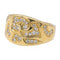 Bague 53 Bague bandeau en or jaune 18 carats et diamants 58 Facettes 2669457CN