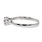 Bague 53 Bague solitaire en or blanc 18 carats et diamant 58 Facettes 2673349CN