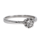 Bague 53 Bague Solitaire Or blanc Diamant 58 Facettes 2673349CN