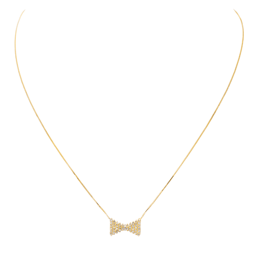 Collier Collier Pendentif Or jaune, Or blanc Diamant 58 Facettes 2673750CN