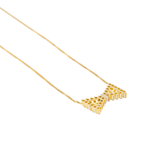 Collier Collier Pendentif Or jaune, Or blanc Diamant 58 Facettes 2673750CN