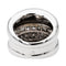 Bague 48 Bague en or blanc 18 carats pavée de diamants 58 Facettes 2673928CN