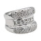 Bague 48 Bague en or blanc 18 carats pavée de diamants 58 Facettes 2673928CN