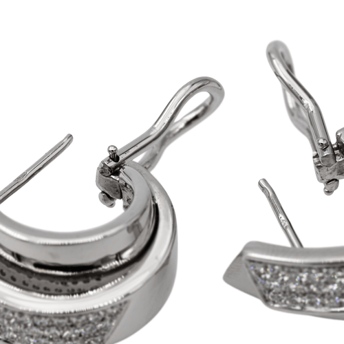 Boucles d'oreilles Giorgio Visconti Boucles d'oreilles  Or blanc Diamant 58 Facettes 2673929CN
