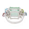 Bague 47 Bague  Cocktail Or blanc Béryl, Aigue marine, Tourmaline 58 Facettes 2673930CN