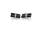 Boutons de manchette Van Cleef & Arpels - Boutons de manchette en or jaune 18k, onyx et diamants 58 Facettes 26768