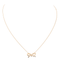 Collier Ginette NY Mini Bow - Collier pendentif en or rose 58 Facettes 2678581CN