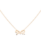 Collier Ginette NY Mini Bow - Collier pendentif en or rose 58 Facettes 2678581CN