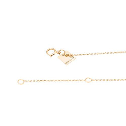 Collier Ginette NY Mini Bow - Collier pendentif en or rose 58 Facettes 2678581CN