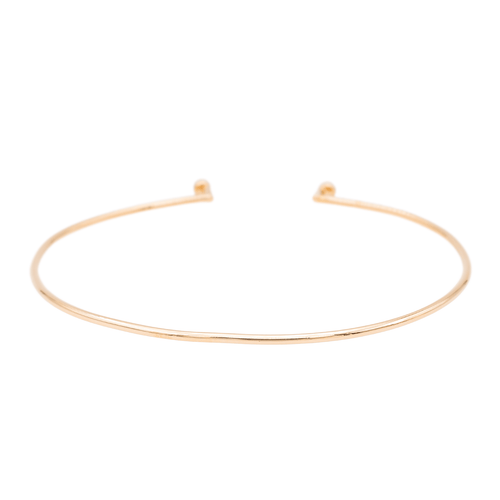 Bracelet Ginette NY - Bracelet jonc en or rose 18 carats 58 Facettes 2678593CN