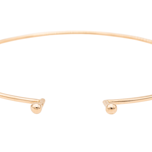 Bracelet Ginette NY - Bracelet jonc en or rose 18 carats 58 Facettes 2678593CN