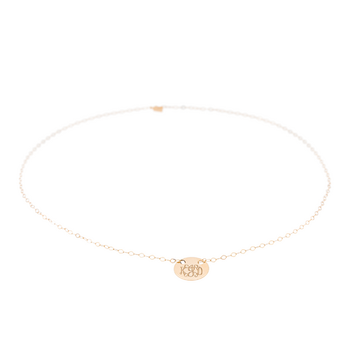Collier Ginette NY Little Monogram - Collier en or rose 58 Facettes 2678597CN