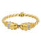 Bracelet Bracelet Or jaune, Or blanc Diamant, Rubis 58 Facettes 2679405CN