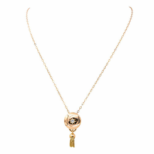 Collier Collier pendentif - Or rose 18 carats et diamant taille brillant 58 Facettes 2680450CN