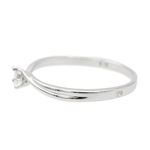 Bague 54 Bague Solitaire Or blanc Diamant 58 Facettes 2682326CD