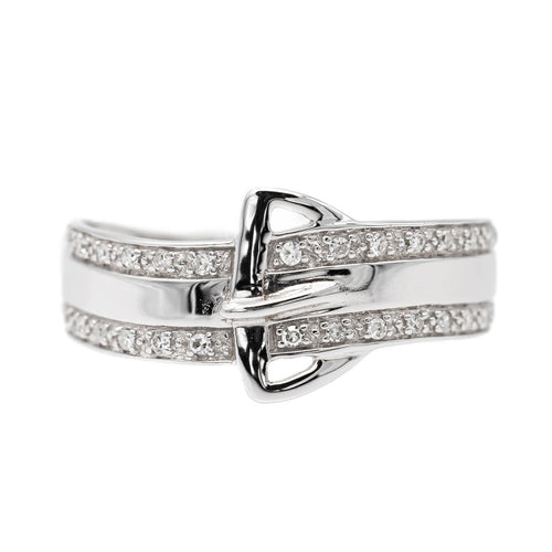 Bague 58 Bague Or blanc Diamant 58 Facettes 2682327CD