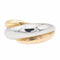 Bague 61 Bague en or jaune, rose et blanc 18 carats 58 Facettes 2682329CD