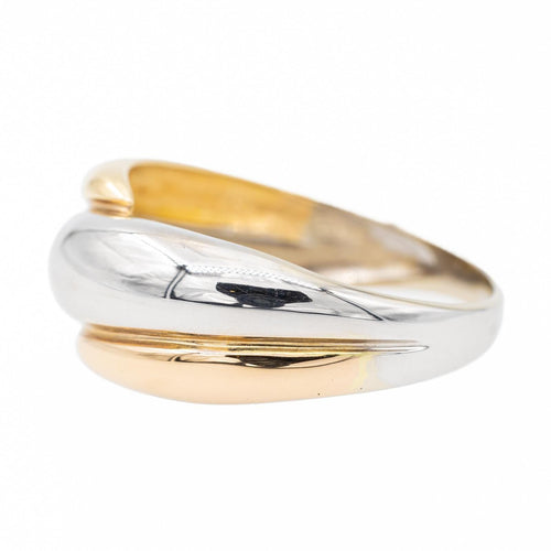 Bague 61 Bague Or blanc, Or jaune, Or rose 58 Facettes 2682329CD