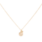 Collier Ginette NY Collier Pendentif Mini Ever Disc & Diam on Chain Or rose Diamant 58 Facettes 2682447CN