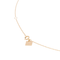 Collier Ginette NY Collier Pendentif Mini Ever Disc & Diam on Chain Or rose Diamant 58 Facettes 2682447CN