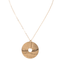 Collier Ginette NY - Collier pendentif Jumbo Donut en or rose 18 carats 58 Facettes 2682452CN