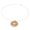 Collier Ginette NY - Collier pendentif Jumbo Donut en or rose 18 carats 58 Facettes 2682452CN