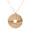 Collier Ginette NY - Collier pendentif Jumbo Donut en or rose 18 carats 58 Facettes 2682452CN