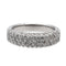 Bague 53 Bague Or blanc Diamant 58 Facettes 2686307CN