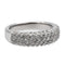 Bague 53 Bague Or blanc Diamant 58 Facettes 2686307CN