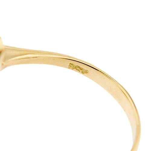 Bague Bague halo en or rose 18 ct avec grenats 58 Facettes 26868