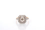 Bague 54.5 Bague Art déco en platine et or 18k avec diamants 58 Facettes 26873-27008