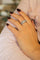 Bague 53 Bague jonc en or blanc 18 carats pavée de diamants 58 Facettes 2687434CN