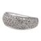 Bague 53 Bague Jonc Or blanc Diamant 58 Facettes 2687434CN