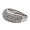 Bague 53 Bague Jonc Or blanc Diamant 58 Facettes 2687434CN