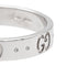 Bague 56 Gucci Bague Fine Icon Or blanc 58 Facettes 2688018CN